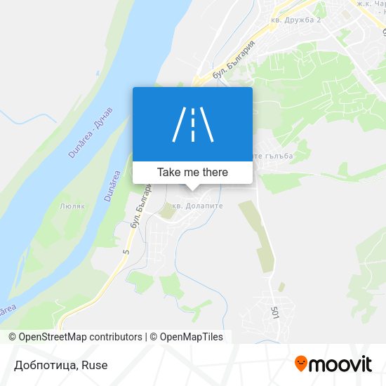 Добпотица map