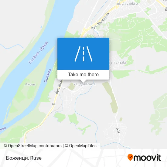 Карта Боженци