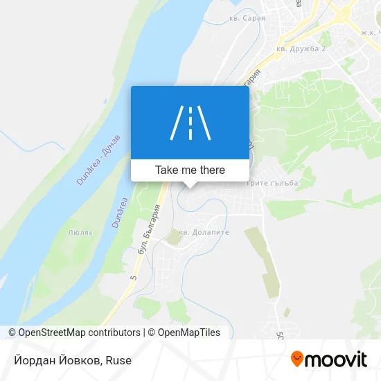 Карта Йордан Йовков