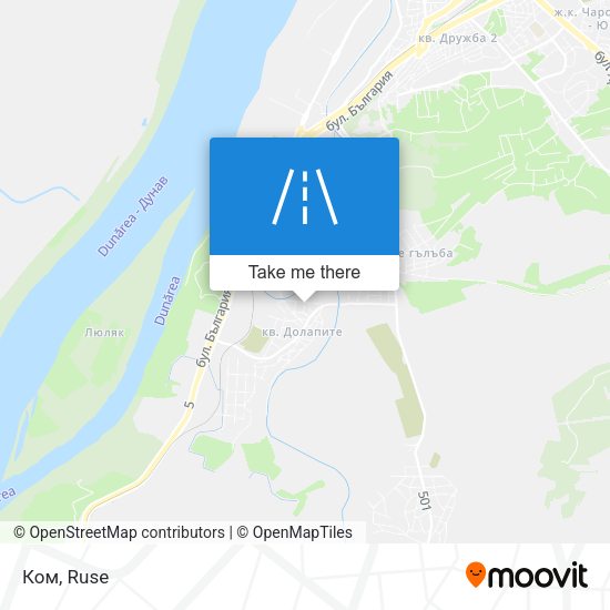 Карта Ком