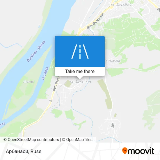 Карта Арбанаси