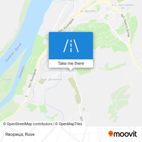 Карта Яворица