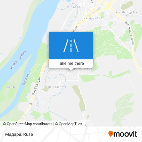 Карта Мадара