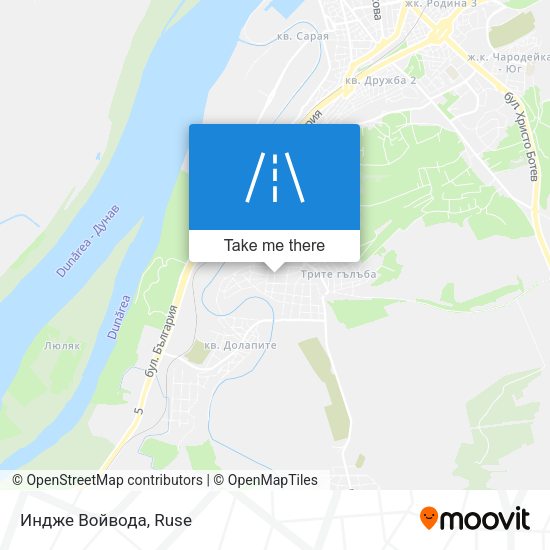 Индже Войвода map
