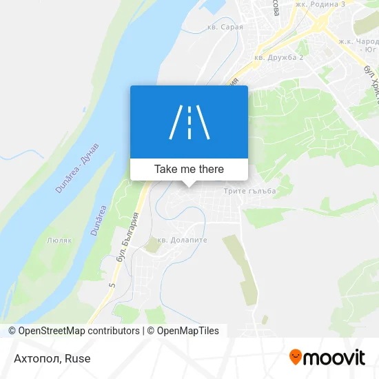 Карта Ахтопол