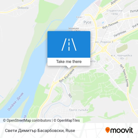 Карта Свети Димитър Басарбовски