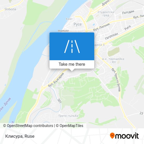 Клисура map