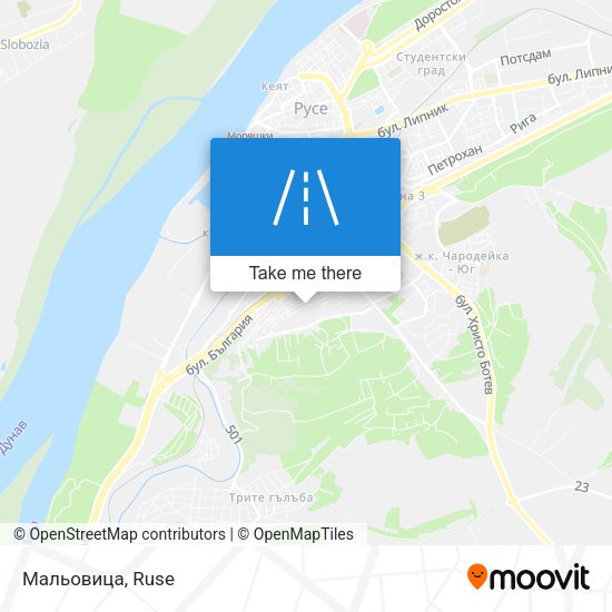 Карта Мальовица