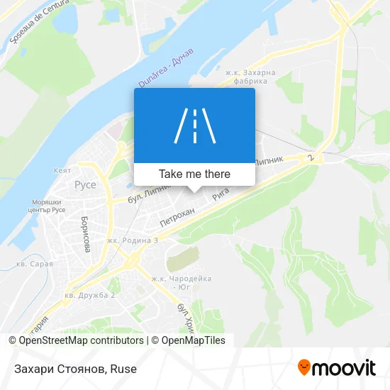 Карта Захари Стоянов