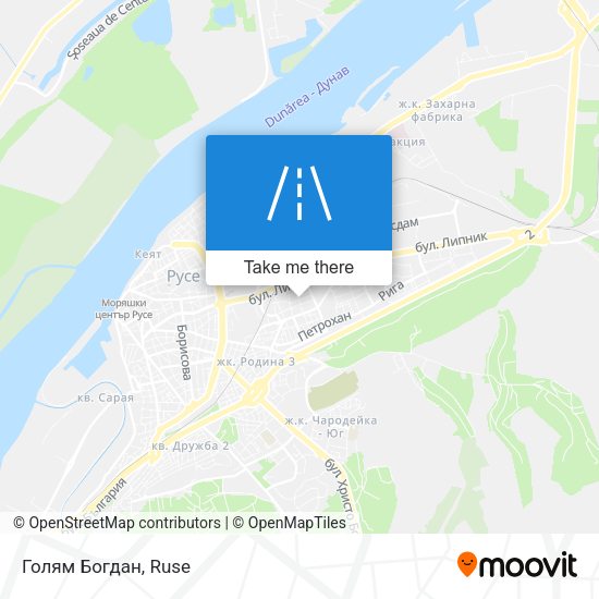 Голям Богдан map