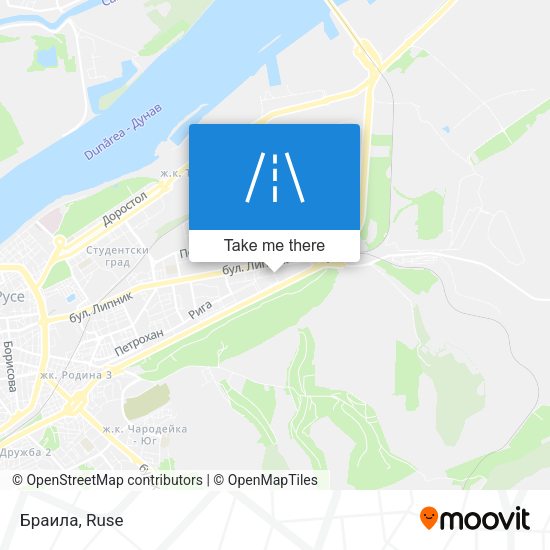 Браила map
