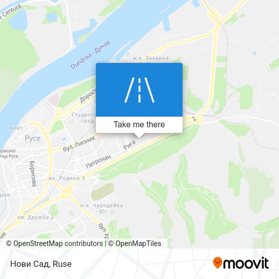 Нови Сад map