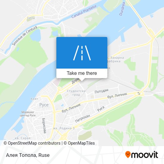 Алея Топола map