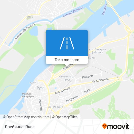 Карта Яребична