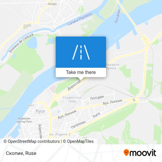 Скопие map