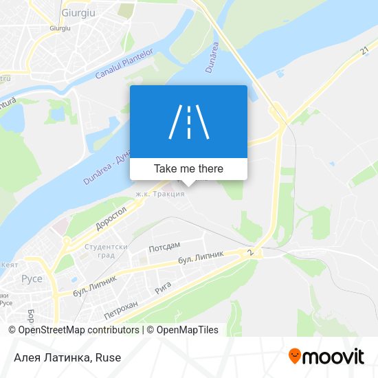 Алея Латинка map