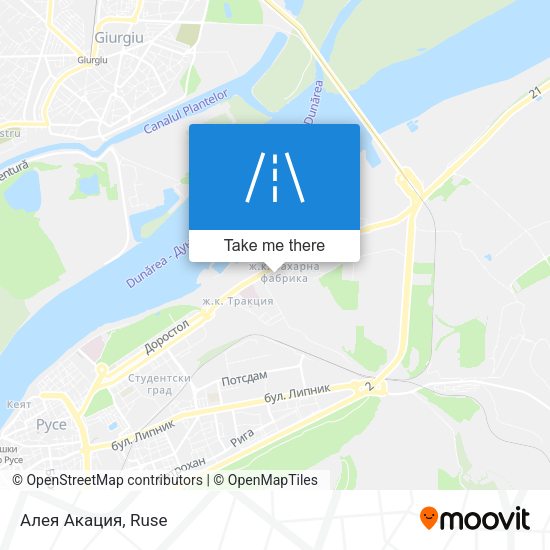 Карта Алея Акация