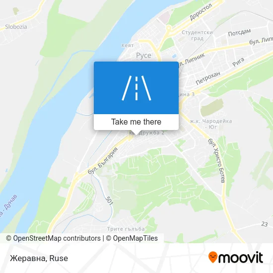 Карта Жеравна