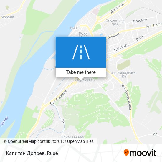 Карта Капитан Допрев
