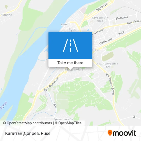 Карта Капитан Допрев