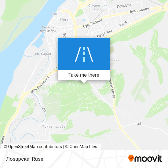 Карта Лозарска