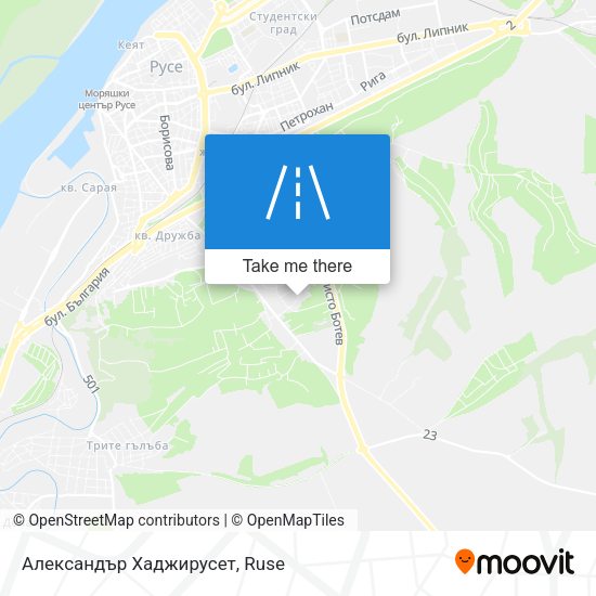 Карта Александър Хаджирусет
