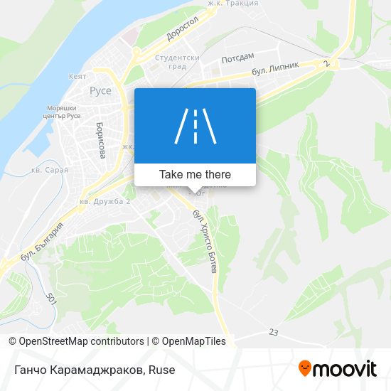 Карта Ганчо Карамаджраков