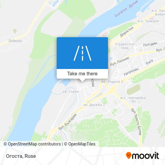 Огоста map