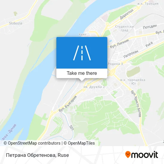 Карта Петрана Обретенова