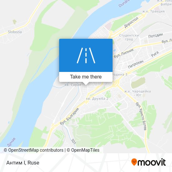 Антим I map