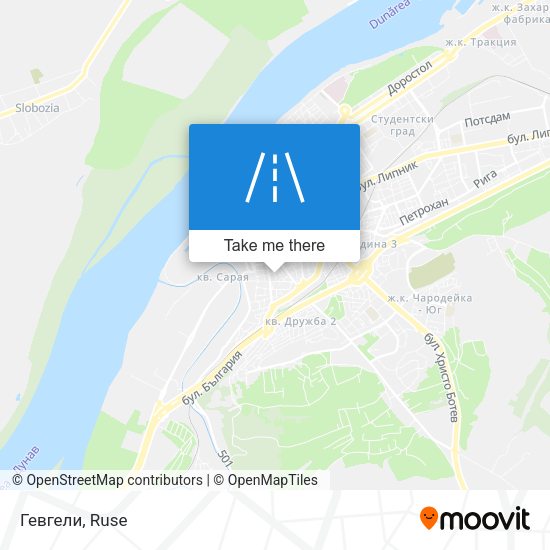 Гевгели map