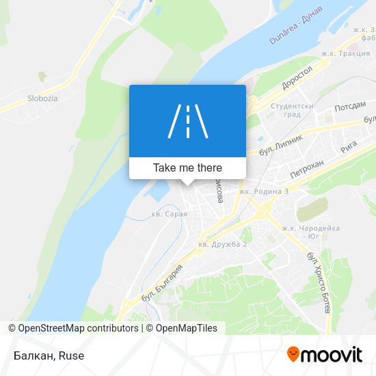Балкан map