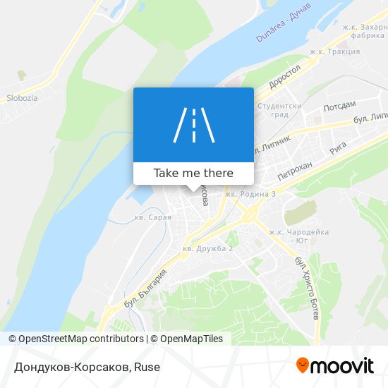 Карта Дондуков-Корсаков