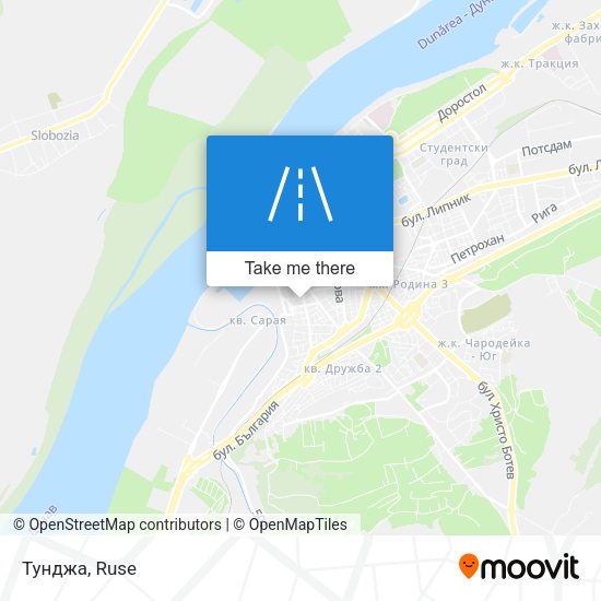 Тунджа map