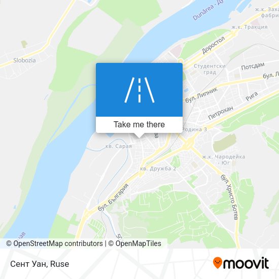 Сент Уан map