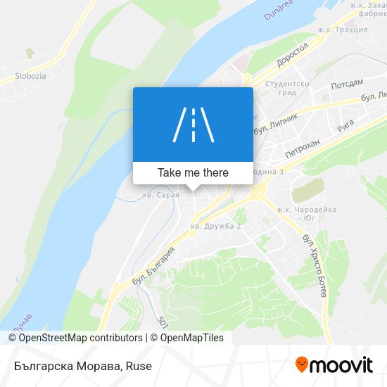 Българска Морава map