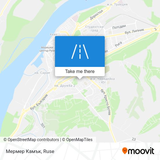Мермер Камък map