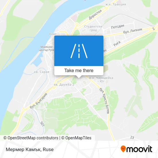 Карта Мермер Камък
