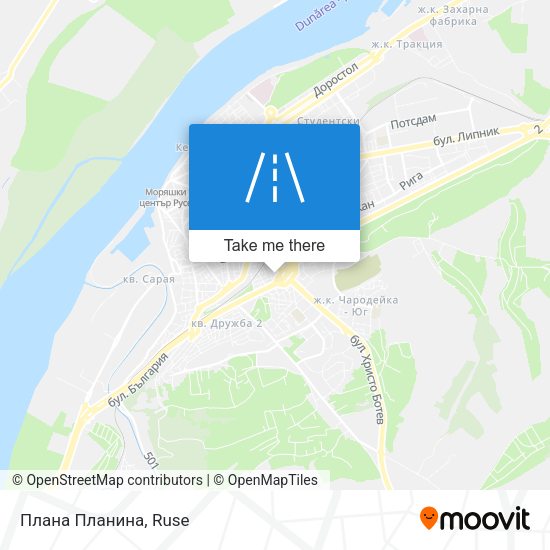 Плана Планина map
