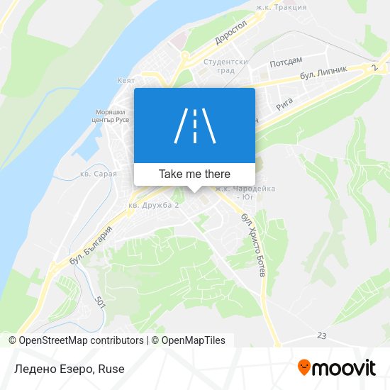 Ледено Езеро map