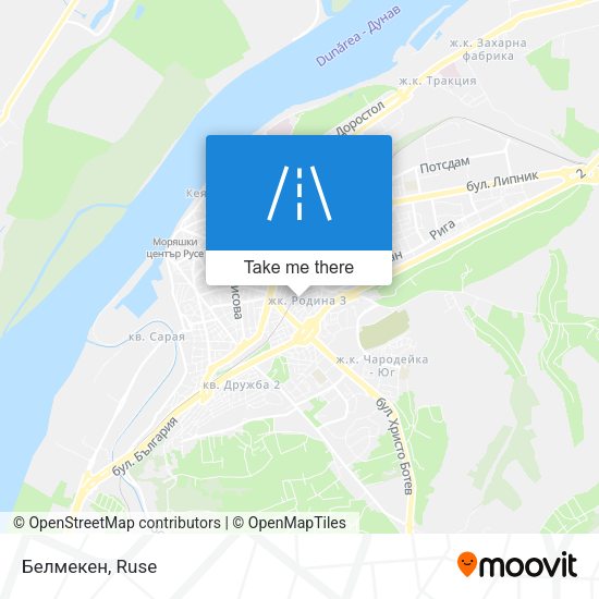 Белмекен map