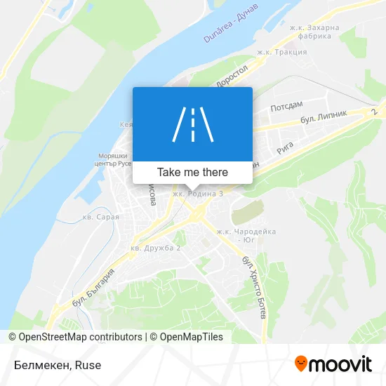 Карта Белмекен
