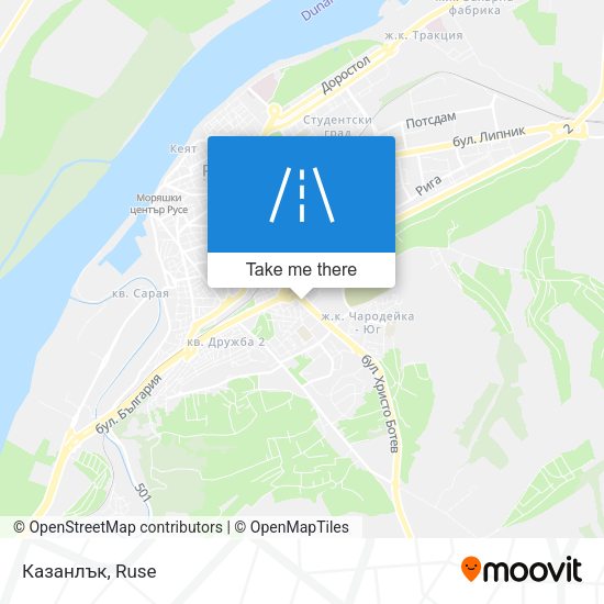 Казанлък map