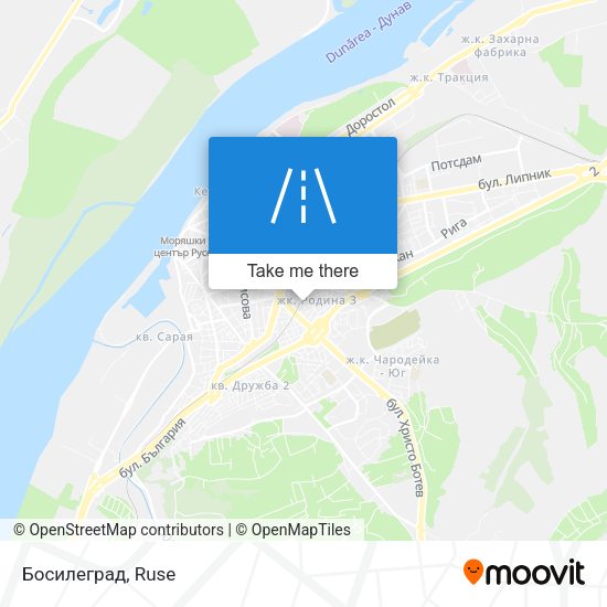 Карта Босилеград