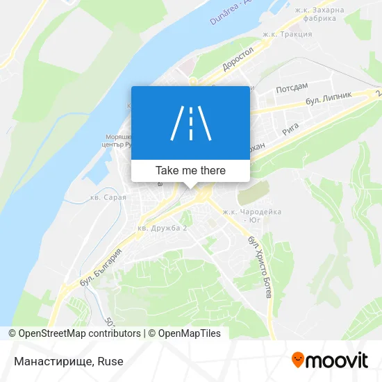 Карта Манастирище