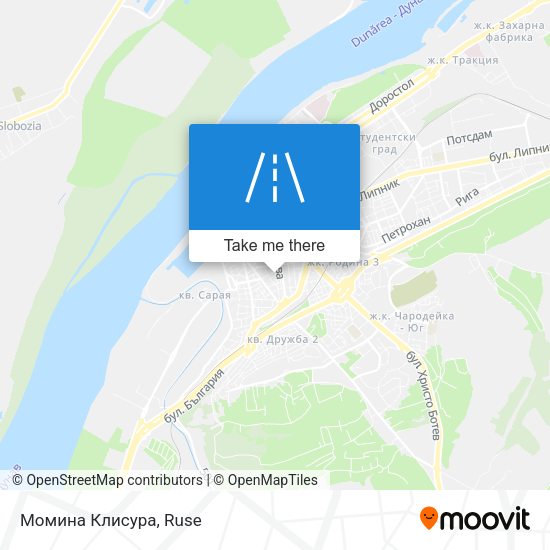 Карта Момина Клисура