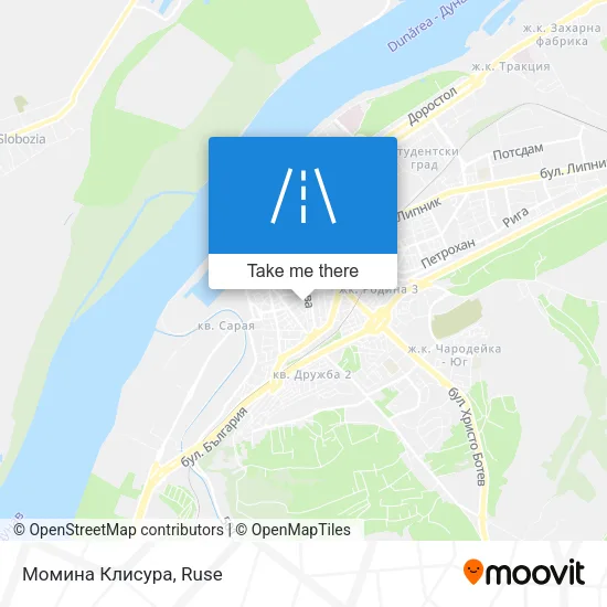Карта Момина Клисура