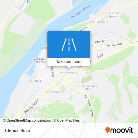 Шипка map
