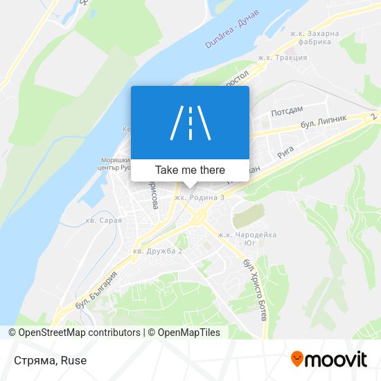 Стряма map