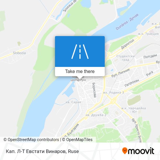Кап. Л-Т Евстати Винаров map